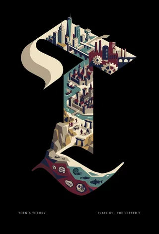 The front of the story card: plate 01.