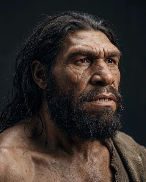 Generated reconstruction of a Denisovan, based on the Harbin skull.
